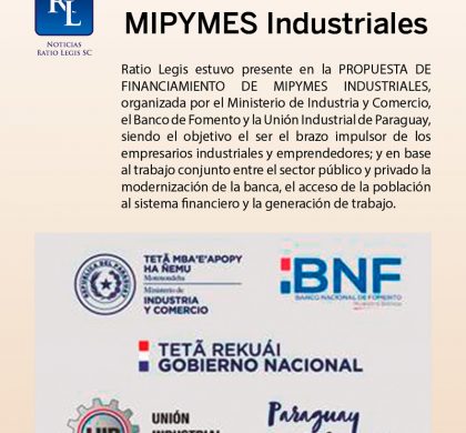 Financiamiento de MIPYMES Industriales