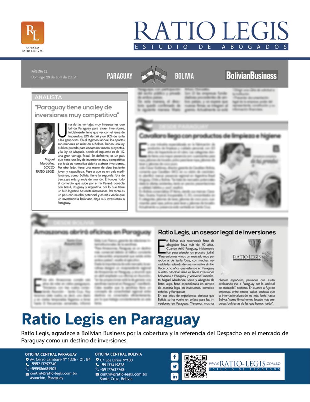 Ratio Legis en Paraguay