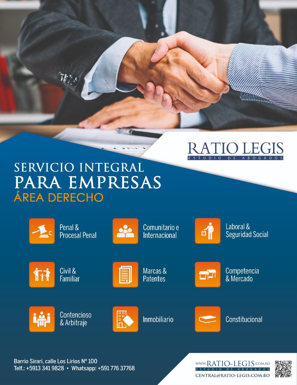 (Español) Servicio Integral para Empresas Área Derecho