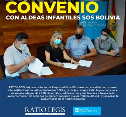 (Español) Convenio con Aldeas Infantiles SOS Bolivia