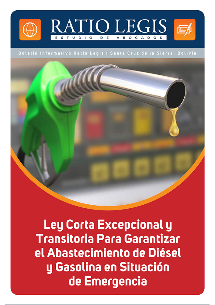 Ley Corta Excepcional y Transitoria Para Garantizar el Abastecimiento de Diésel y Gasolina en Situación de Emergencia.