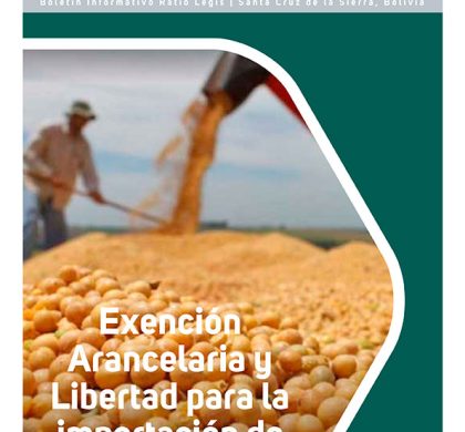 (Español) Exención Arancelaria para la importación de grano de soya