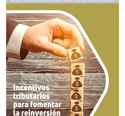 Incentivos tributarios para fomentar la reinversión y dinamizar la economía