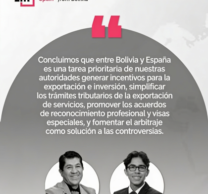 (Español) Bolivia y España en el comercio internacional de servicios.