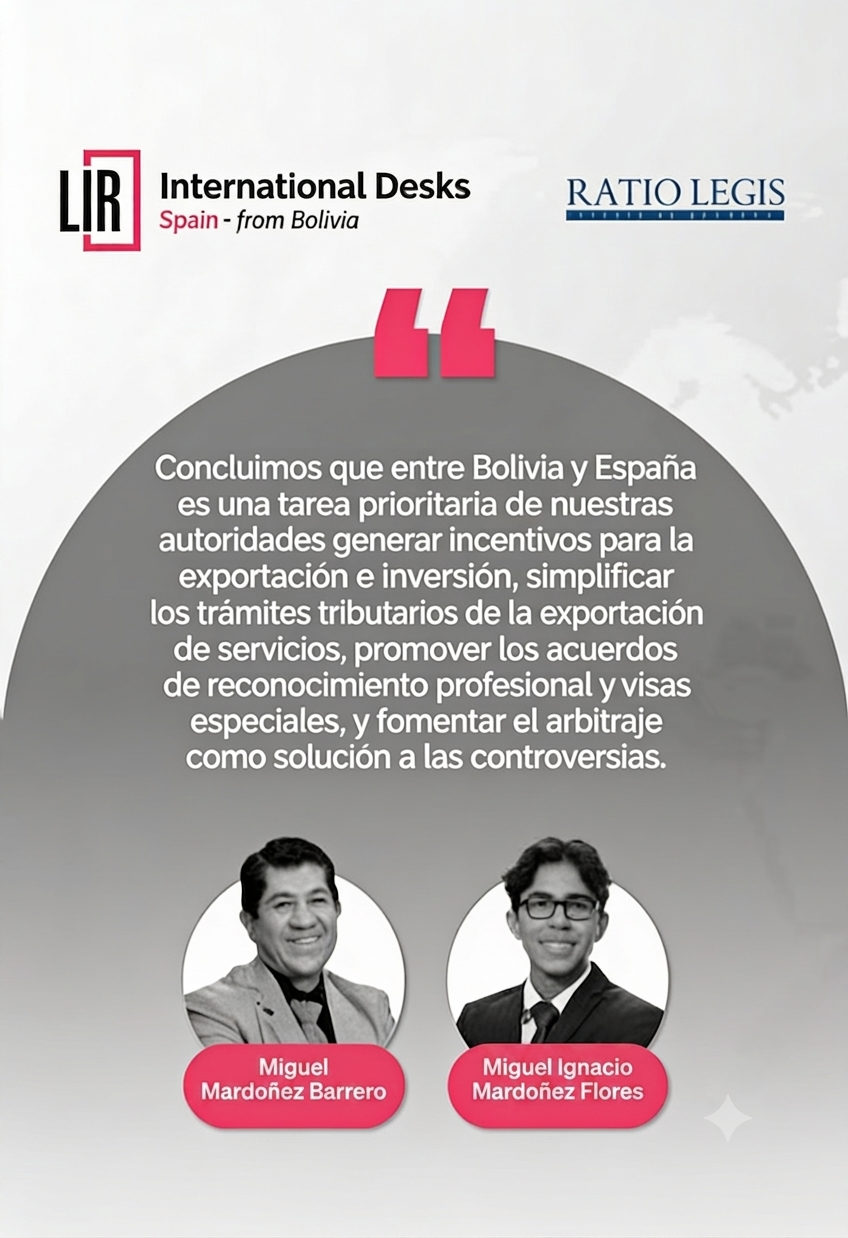 (Español) Bolivia y España en el comercio internacional de servicios.