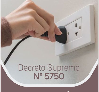 Decreto Supremo N° 5750 Actualización de precios y tarifas máximos de electricidad